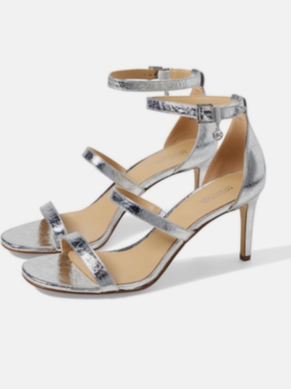 Michael Kors Metallic Koda Strappy High-Heel Sandals